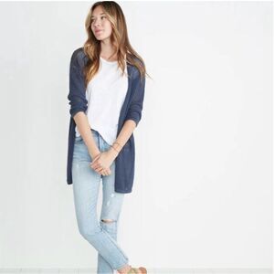 ✨Marine Layer Remy Open Front Knit Sz XS/S Cardigan Mood Indigo Navy Blue✨